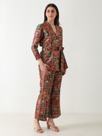 Regal Heritage Banana Silk Co-ord Set