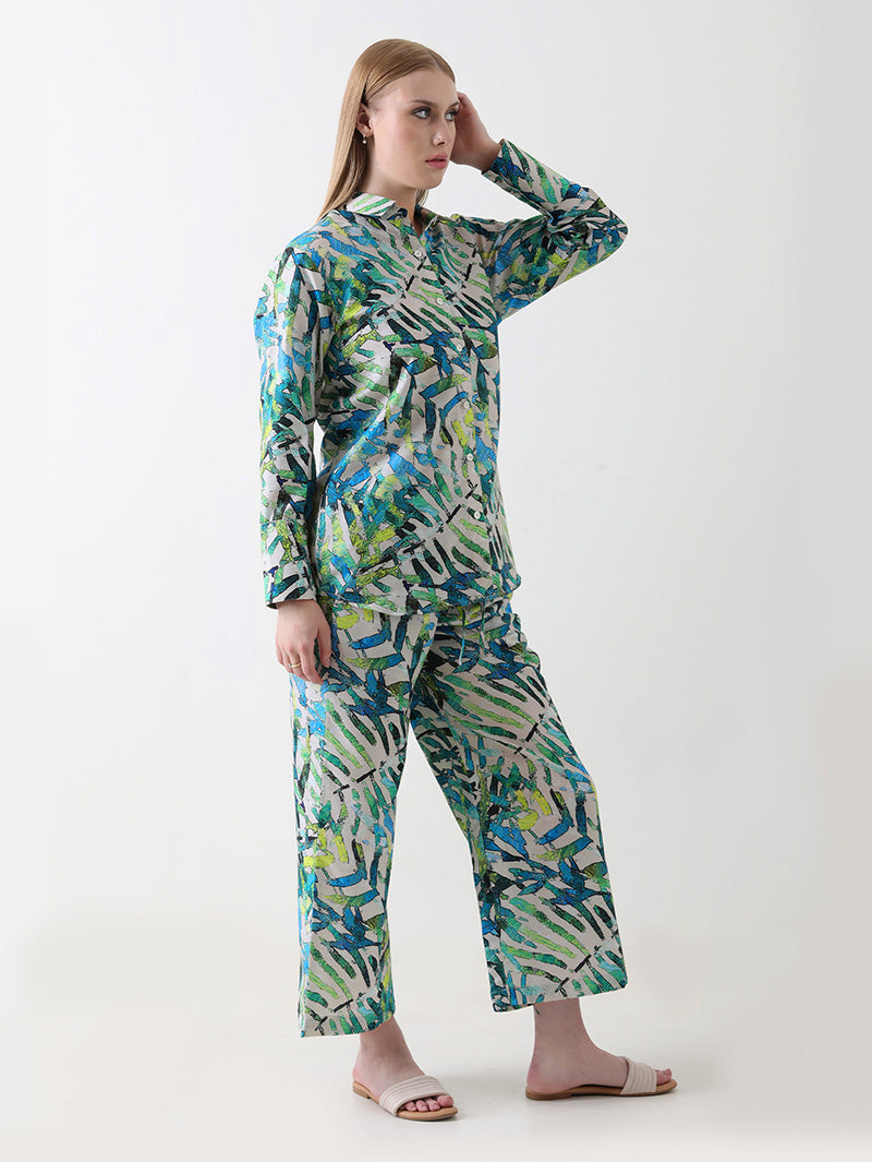 Tropical Breeze Cotton Co-ord Set