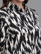 Black-&-White-Ikat-Dress