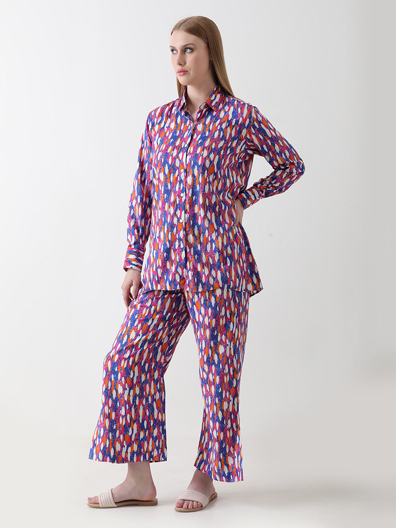 Vibrant Mirage Georgette Co-ord Set