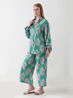 Mint Blossom Georgette Co-ord Set