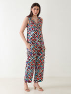 Vivid Geometry Kantha Co-ord Set