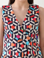 Vivid Geometry Kantha Co-ord Set