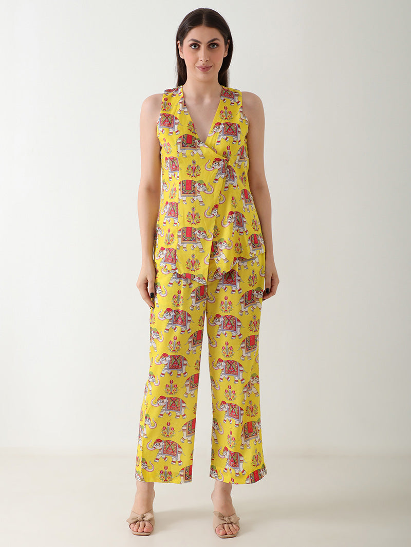 Sunny Safari Linen Co-ord Set