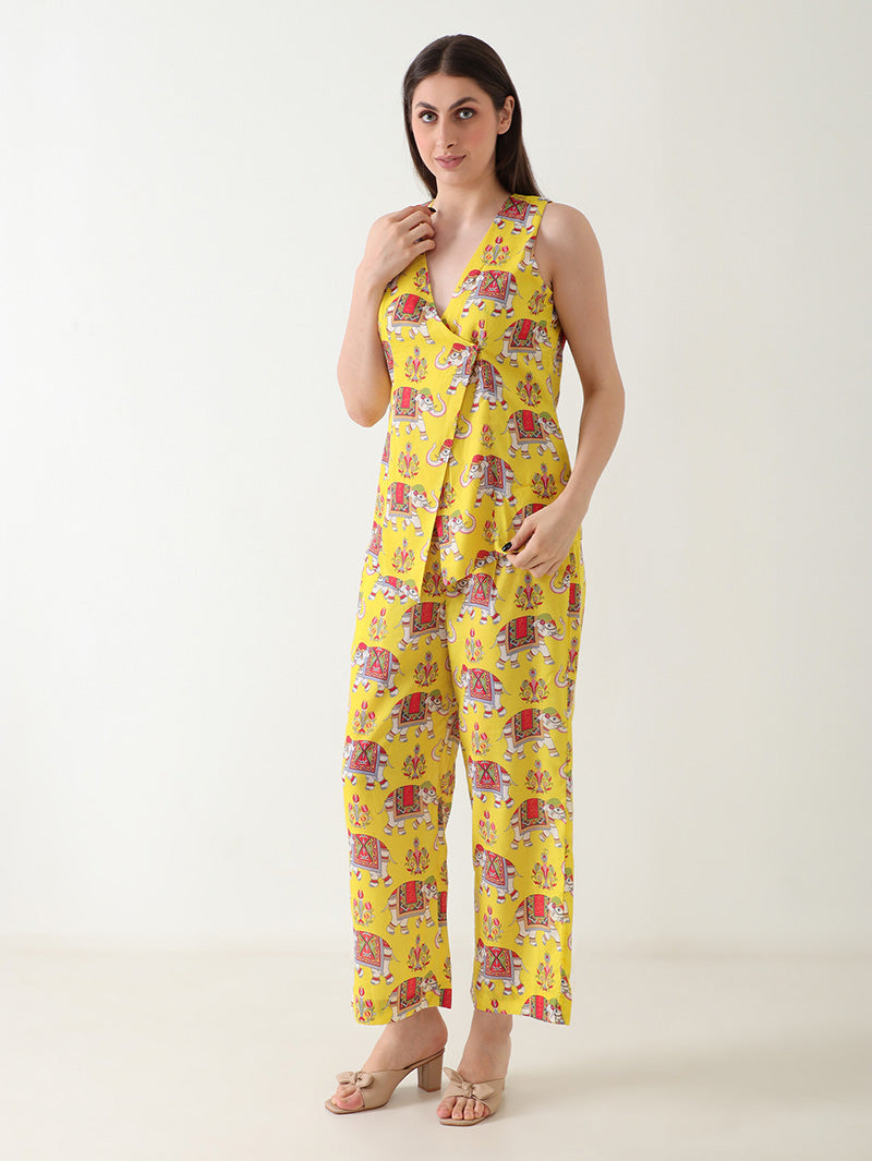 Sunny Safari Linen Co-ord Set