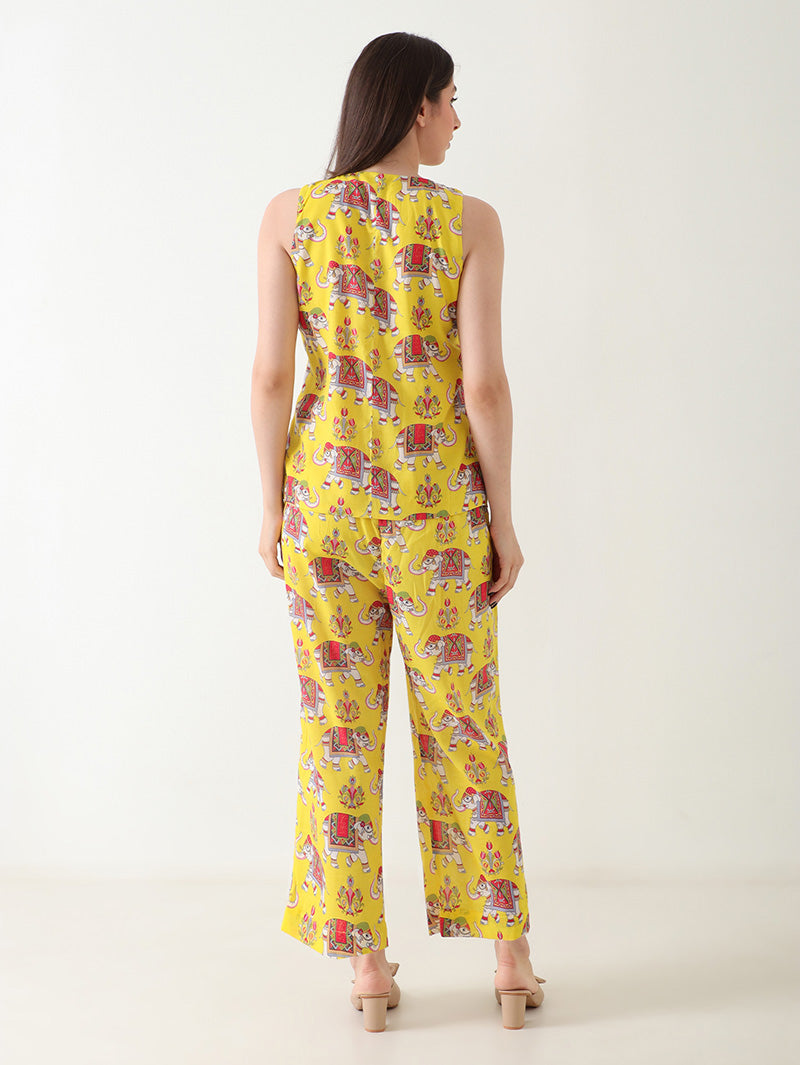 Sunny Safari Linen Co-ord Set