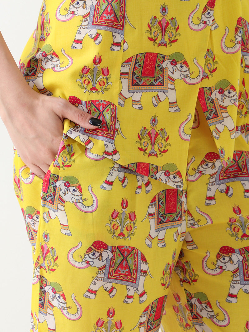 Sunny Safari Linen Co-ord Set