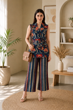 Royal Essence Banana Silk Co-ord Set