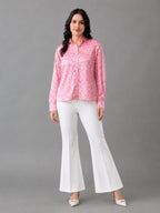 Blush Wild Premium Satin Shirt