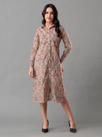 Blush Paisley Midi Dress
