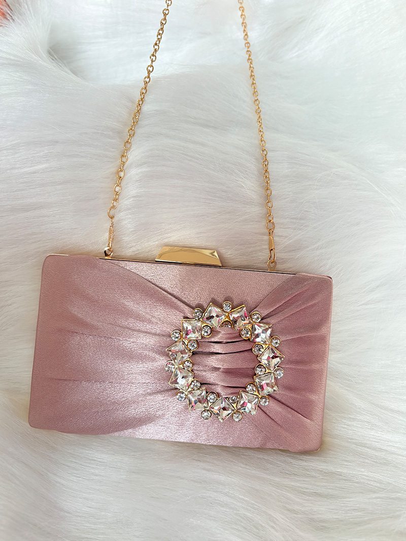 Rose Luxe Crystal Ring Clutch - Image 2