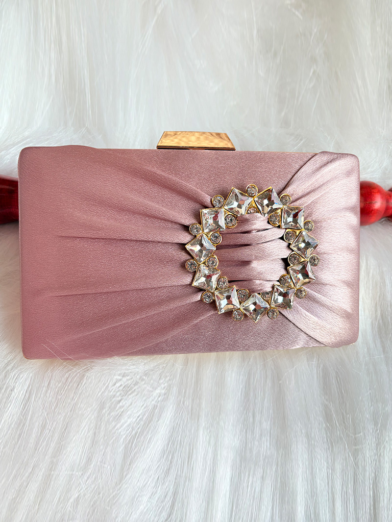 Rose Luxe Crystal Ring Clutch - Image 3