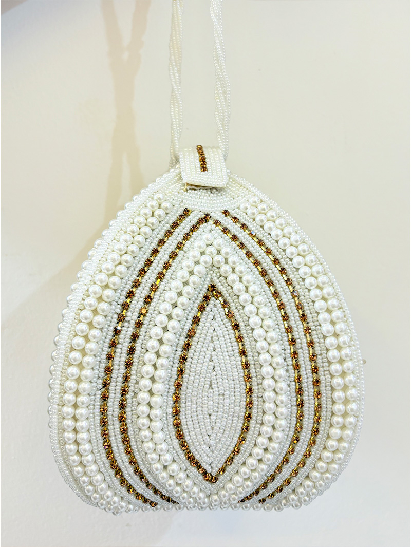 Royal Pearl Cascade Potli