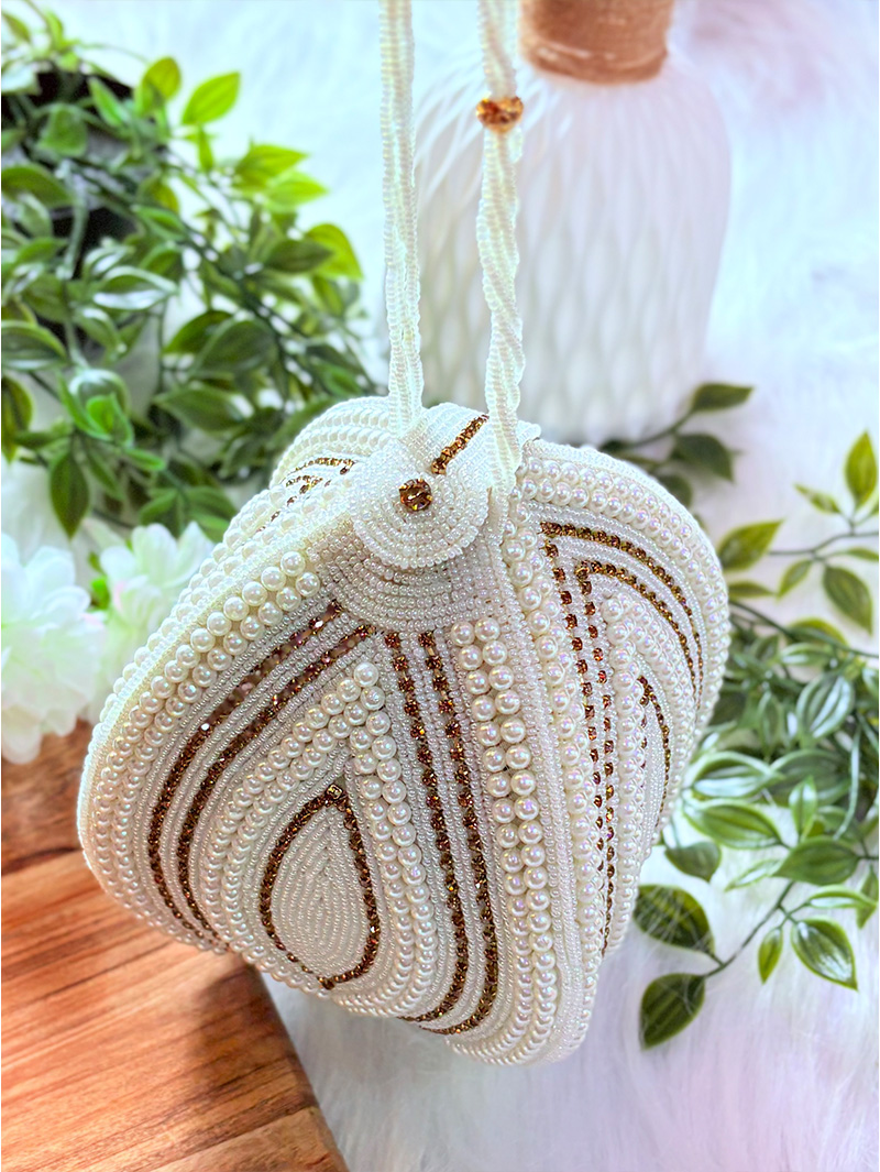 Royal Pearl Cascade Potli - Image 2